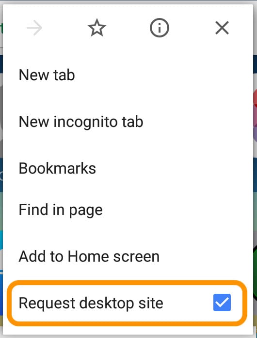 request desktop site form android browser