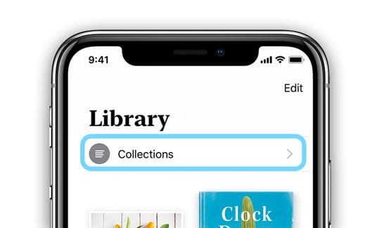 Collections in Apple Books iOS 12