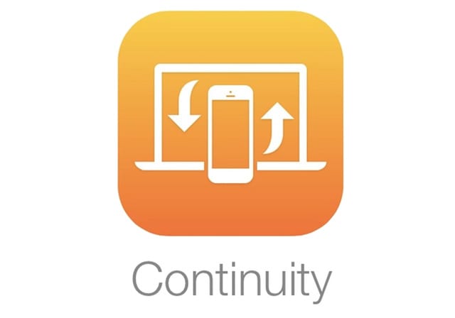 continuity feature on Apple devices and Macs