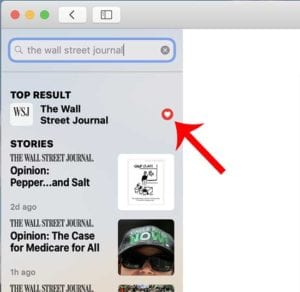 Apple News on Mac - Newspapers