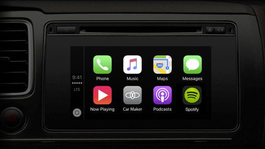 Spotify app on Apple CarPlay Dashboard