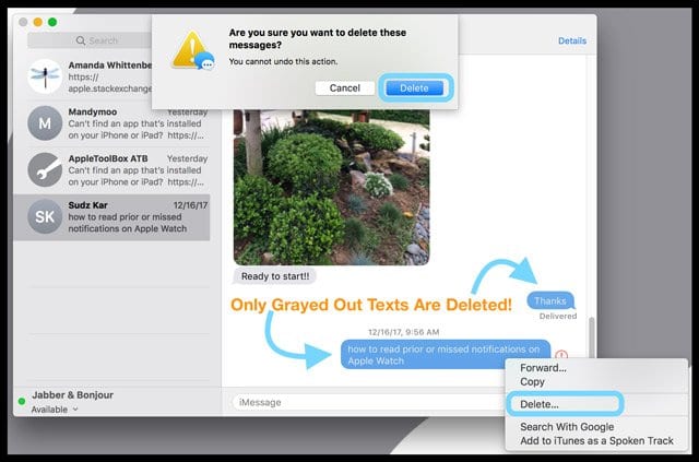 How to Delete Texts and iMessages on Your Mac