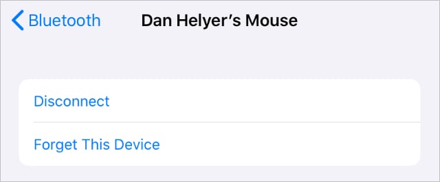 Disconnect your Bluetooth mouse if it is not working with your iPad or iPhone