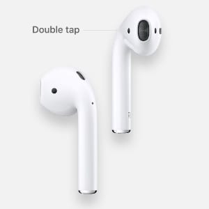 Double tap AirPods for Siri