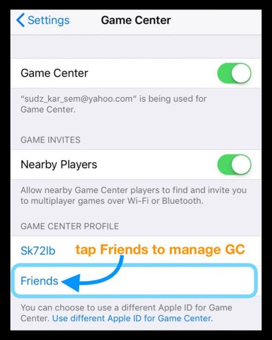 Where is Game Center app? Now using iMessage, iCloud
