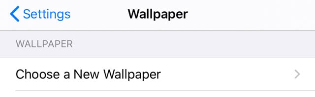 choose a new wallpaper on iPhone, iPad, or iPod