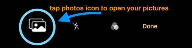 Photos Icon in iOS 12 Camera App iMessage and Message App