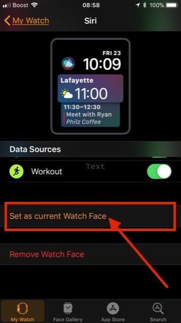Adding and Customizing Siri Face on Apple Watch