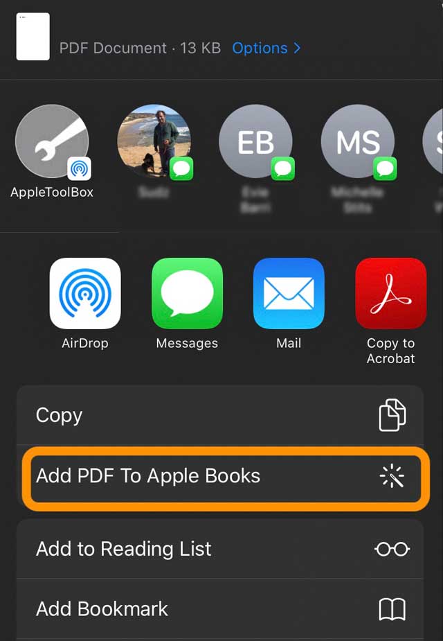 add your own shortcut to your share sheet for iPhone, iPad, or iPod