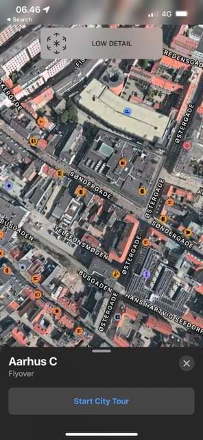Start City Tour Maps Flyover Screenshot