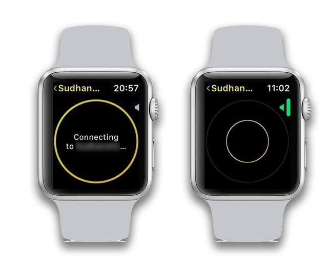connection issues on Apple Watch walkie-talkie