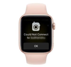 apple watch walkie talkie could not connect message