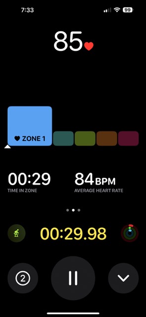 Zone of Cardio for iPhone Workout
