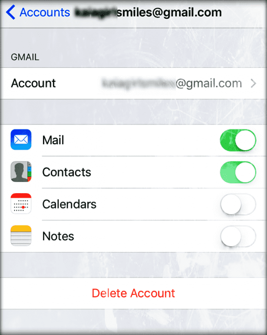 Mail accounts cannot be deleted (iOS), fix